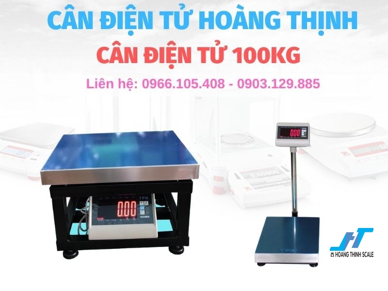 Cân điện tử 100kg được công ty Cân Hoàng Thịnh cung cấp đa dạng mẫu loại chất lượng chính hãng, mua can dien tu 100kg giá rẻ gọi 0966.105.408 giao tận nơi miễn phí
