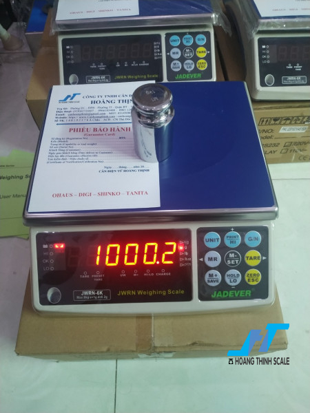 Cân điện tử JWRN 3kg 6kg 15kg 30kg được CTY Cân Điện Tử Hoàng Thịnh cung cấp chính hãng chất lượng tốt nhất