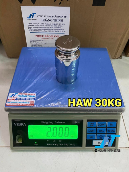 Cân điện tử HAW 30kg dòng cân được CTY CÂN ĐIỆN TỬ HOÀNG THỊNH cung cấp trên toàn quốc, báo giá cân Haw 30kg vui lòng liên hệ 0966.105.408 để được giảm giá 10% ngay hôm nay