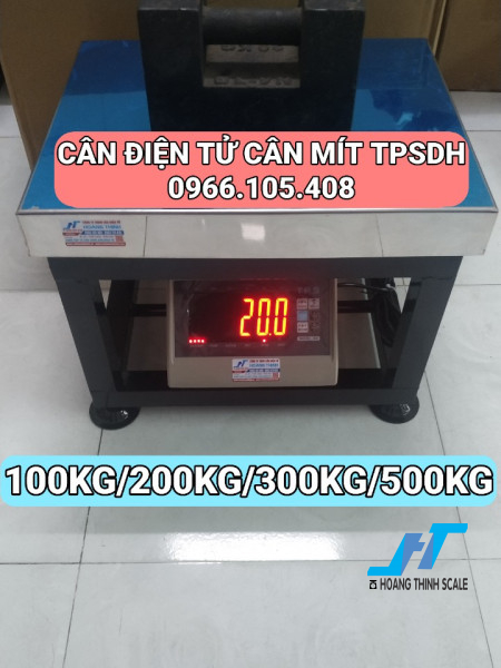 Cân điện tử cân mít TPSDH 100kg 200kg 300kg được CÂN ĐIỆN TỬ HOÀNG THỊNH cung cấp trên toàn quốc, báo giá cân mít gọi 0966.105.408