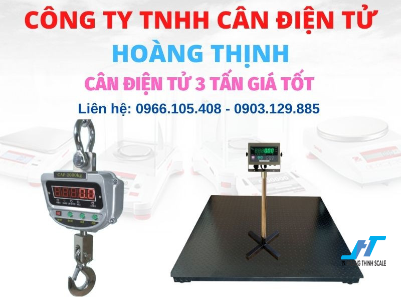 Cân điện tử 3 tấn giá tốt nhập khẩu chính hãng với đa dạng các dòng cân chất lượng có tại Cân Điện Tử Hoàng Thịnh