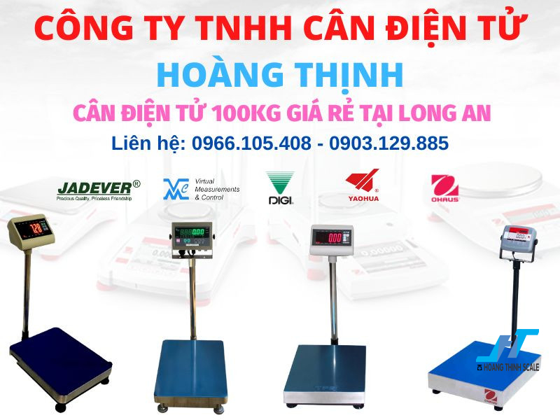 Cân điện tử 100kg tại Long An giá rẻ với đa dạng các dòng cân 100kg chất lượng tốt nhất hiện nay, gọi 0966.105.408 giao cân tận nơi nhanh chóng